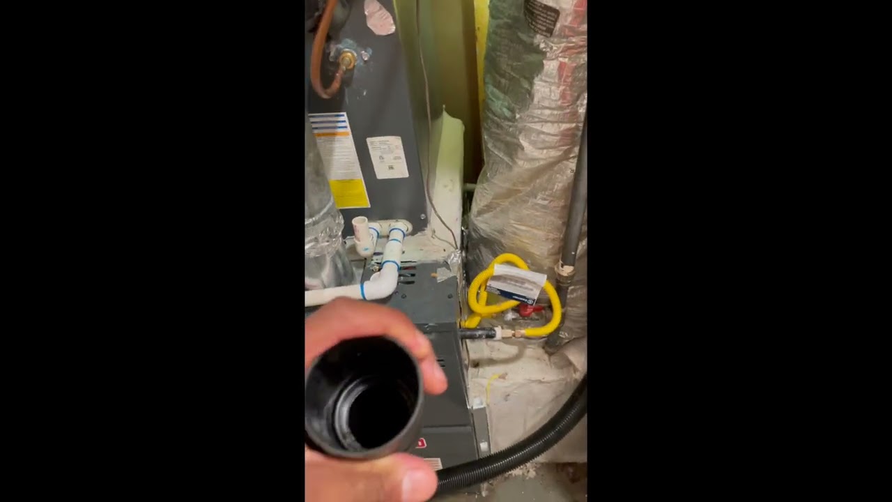 Unclogging Condensate Drain Line