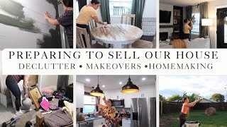 Diy makeovers , Decluttering , cleaning and staging our home to sell ! Extreme motivation