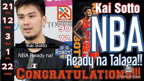 Kai Sotto Best Player Uli 21 points 13 rebs, 3 blks at 1 stl sa 22 mins of play wagi vs Robots