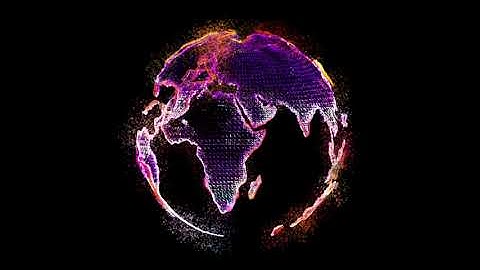 digital planet earth || globe hologram || space projection || HUD || footage || free download