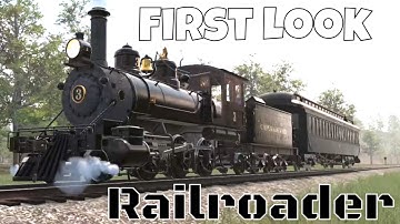 A New American Steam Railroad Simulator has Arrived!!! | Railroader First Look