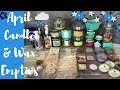 Huge Candle & Wax Empties|April 2018|Bath & Body Works, Homeworx...🍓