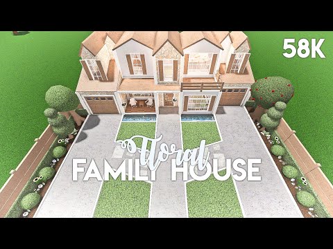 Floral Family House | Bloxburg Build - YouTube
