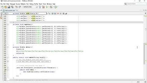 Programa Ecuaciones Lineales 3x3 java- Metodos Numericos
