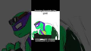 Drawing Donatello/ the goat #youtubeshorts #shorts #shortsfeed #tmnt #viralshort #fypシ゚viral #fyp