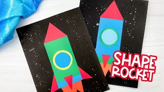 Shape Rocket Craft For Kids