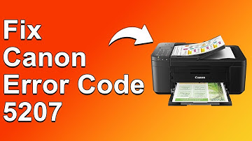 How To Fix The Canon Error Code 5207 - Meaning, Causes, & Solutions (Smooth Fix!)