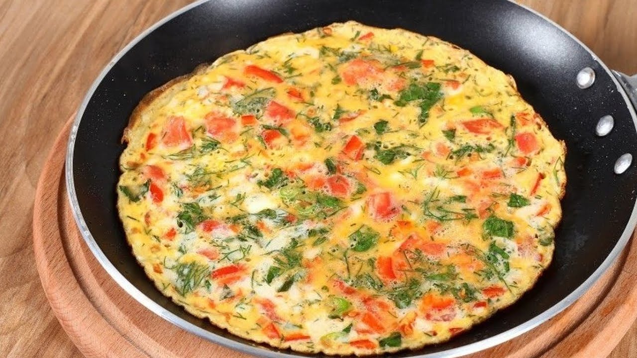 OMLET NASIL YAPILIR ? Domatesli Omelette - Kolay ve hızlı nefis yemek ...