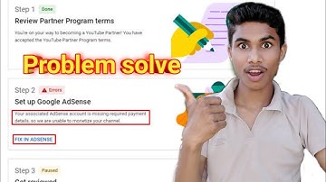YouTube Monetization Problem Fix -| You Already Have An Adsense Account Error || FIX 100%