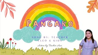 Pangako by Teacher Cleo \u0026 Kids (Action by Teacher Ana)