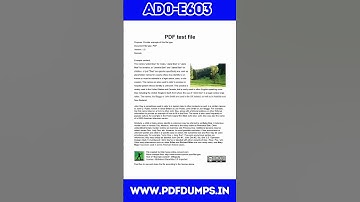 AD0-E603 Exam Questions & Practice Tests - Free Download