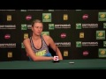 Maria Sharapova Second Round Press Conference