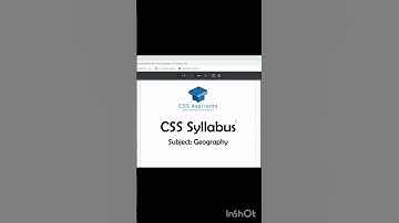 Geography series for css/pms #shorts #youtubeshorts #css #pms