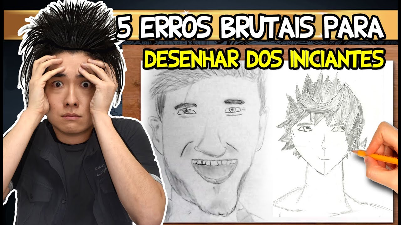5 ERROS BRUTAIS no DESENHO que iniciantes devem EVITAR