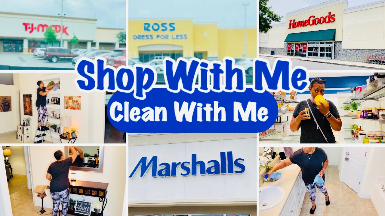 SHOP WITH ME ROSS, MARSHALL’S, HOME GOODS, TJ MAXX CLEAN WITH ME