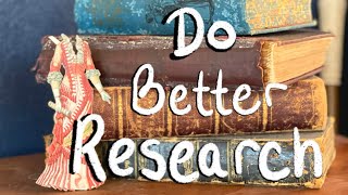 5 Tips on How to do (Dress) History Research like a PRO (or just like me...pro is questionable)