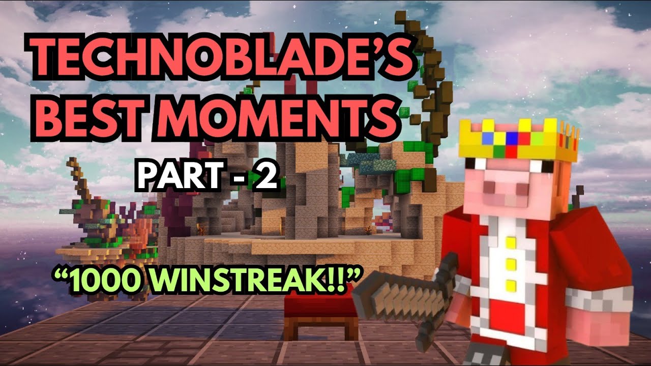 Technoblade's Best Moments In Minecraft Part 2👑 - YouTube