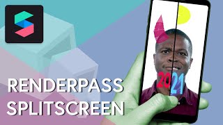 Famous Renderpass Splitscreen | Spark AR Studio Wealth