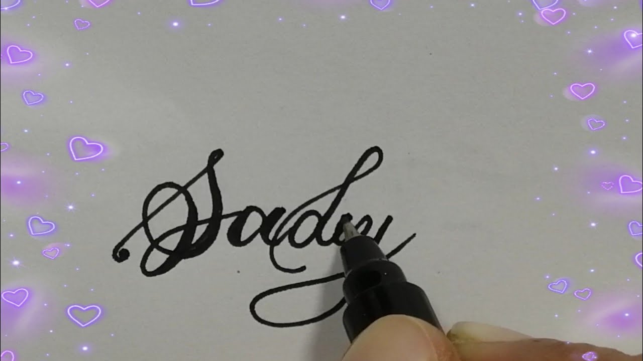 Sadiya | Name writing art | beautiful name calligraphy ...