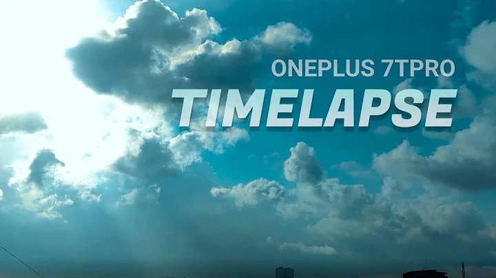 Timelapse shot on Oneplus 7TPro