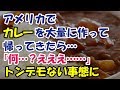 アメリカ(友)にカレーを大量に作って日本に帰ってきた。到着して電話すると「何…?えええ……」トンデモない事態に唖然