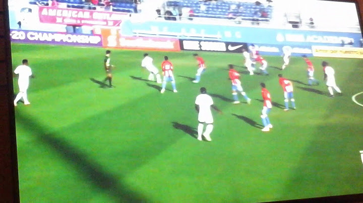 USA pega primero con un garrafal error de la defensa USA 1-0  Puerto Rico