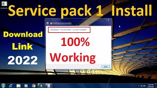 How To Download Service Pack 1 For Windows 7 . Install Service Pack 1 .