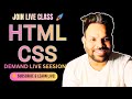 🔴 Live HTML &amp; CSS Full Course (2 Hours) | Learn Web Design From Scratch | Frontend Development 2025