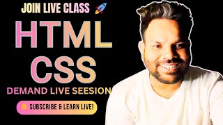 🔴 Live HTML & CSS Full Course (2 Hours) | Learn Web Design From Scratch | Frontend Development 2025