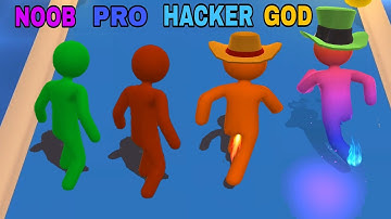 NOOB VS PRO VS HACKER VS GOD in Giant Rush!