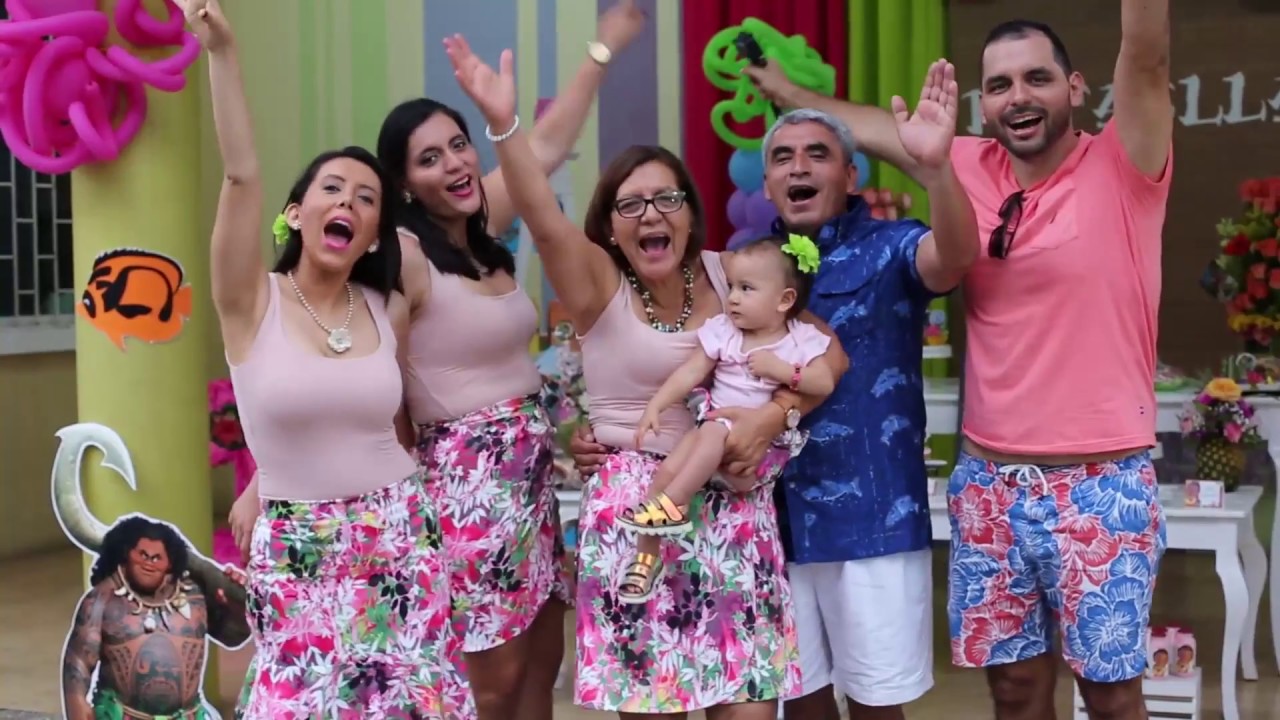 Fiesta De Moana Bebe Rafaella Maria Cumple 1 Youtube