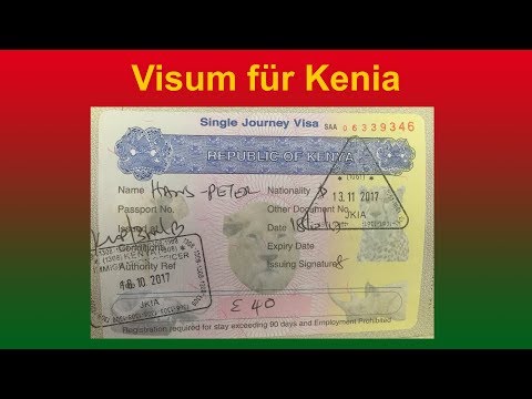 Kenia Info: Visum - Pflicht