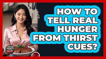 How To Tell Real Hunger From Thirst Cues?