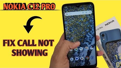 incoming call ringing but not showing Nokia c12 Pro, how to fix incoming call not showing on screen