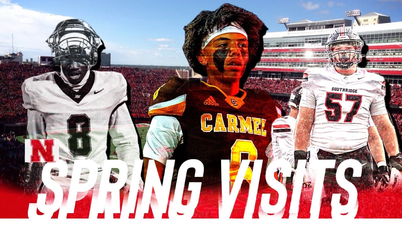 Nebraska starts Spring Practice this week and that means visits will begin. 

March 25th - 
4⭐️ TE Jack Brown (MO) (2027)

March 26th - 
3⭐️ Ryan Miret (FL)
4⭐️ OT Cooper Hackett (OK) (2027)

March 27th - 
4⭐️ QB Trae Taylor (IL) (2027)

March 28th - 
4⭐️ CB Camren Hamiel (AZ)

March 29th - 
4⭐️ DL Titan Davis (MO)
4⭐️ QB Keegan Croucher (NY) (2027)
4⭐️ OT Kennedy Brown (TX) (2027)

Key notes -
-2027 QB Trae Taylor is making his last visit to Nebraska before committing in June. This will be a huge visit and hopefully the Huskers will make an impression. 
-None of the 2026 guys that are visiting this week have set officials. Hopefully during these visits they can get those officials set!

Thanks for watching make sure to LIKE, SUBSCRIBE, AND COMMENT!! I appreciate all of you!

#gbr #Huskers #nebraskafootball #recruiting #nebraskarecruiting #dylanraiola #fivestar #bignews #GOBIGRED