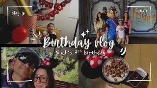 CELEBRATING NOAHS 7TH BIRTHDAY 🏰🐭