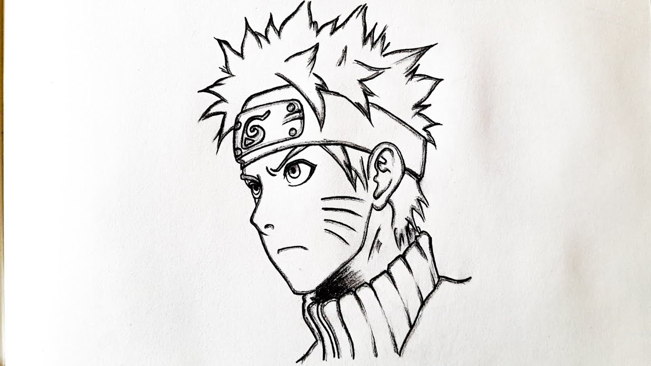 Naruto Uzumaki pencil sketch (HB,2B) : r/Naruto