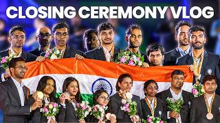 Full An Unforgettable Closing Ceremony VLOG with the Indian Team! | Chess Olympiad 2026 Update