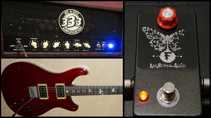 F BOMB Anarchy Audio Flutterbomb one knob booster overdrive fuzz