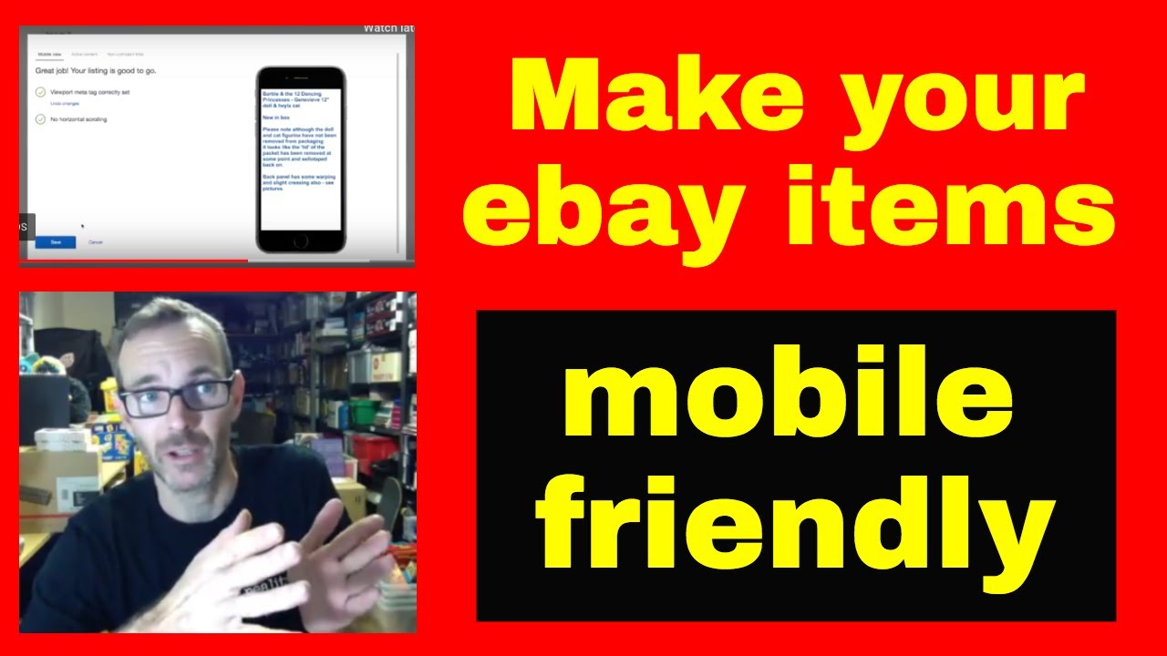 How To Make Ebay Listing Mobile Friendly