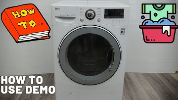 LG Washing Machine How to use 2021 Demo Walkthrough