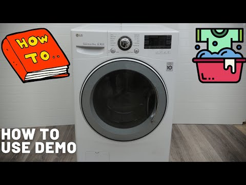 LG Washing Machine How to use 2021 Demo Walkthrough