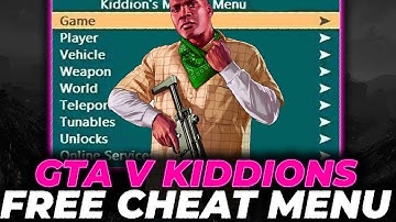 GTA 5 KIDDIONS MOD MENU FREE DOWNLOAD PC - GTA V ONLINE MOD MENU - GTA 5 HACK KST