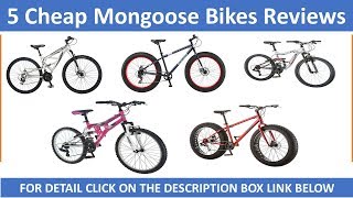 5 Cheap Mongoose Bikes Reviews | Best Mongoose Bikes 2018