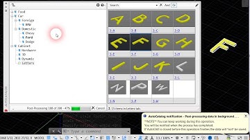 AutoCatalog - Add Blocks or Symbols to Library