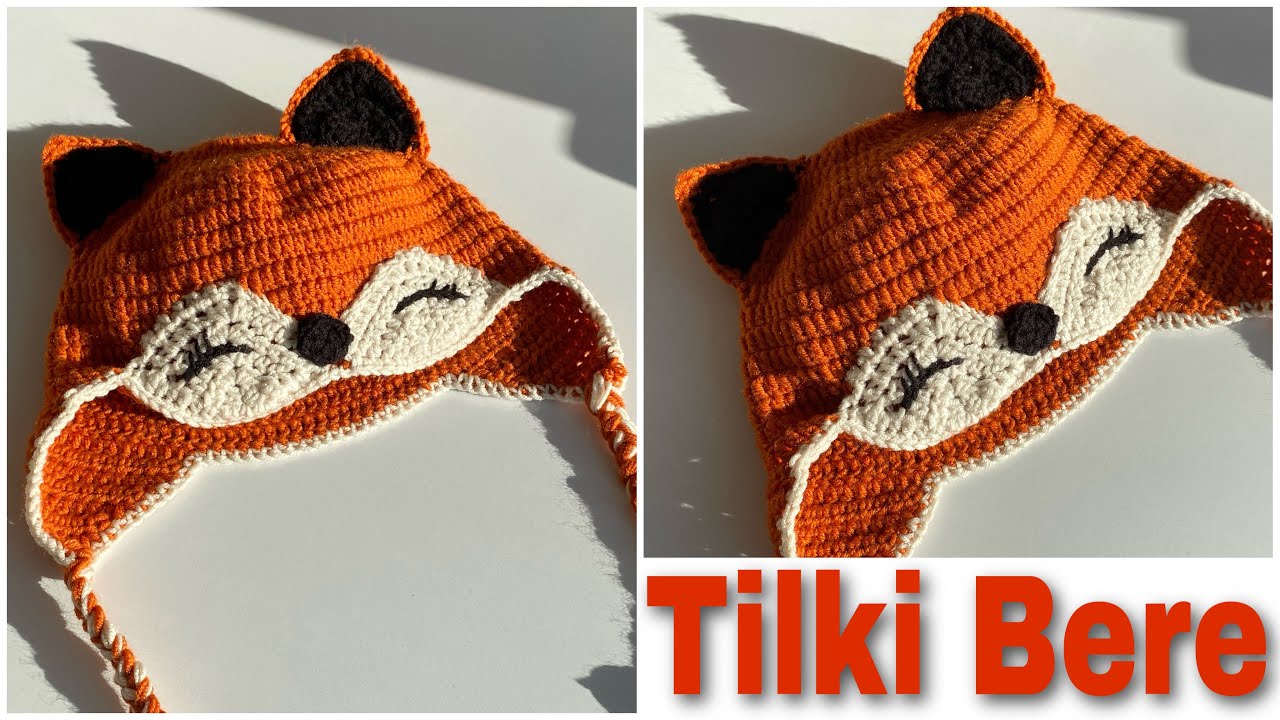 Tilkili Bere/Tığ İşi Şapka / Crochet Beanie / part 1 #tığişi #tığişi #bere #şapka