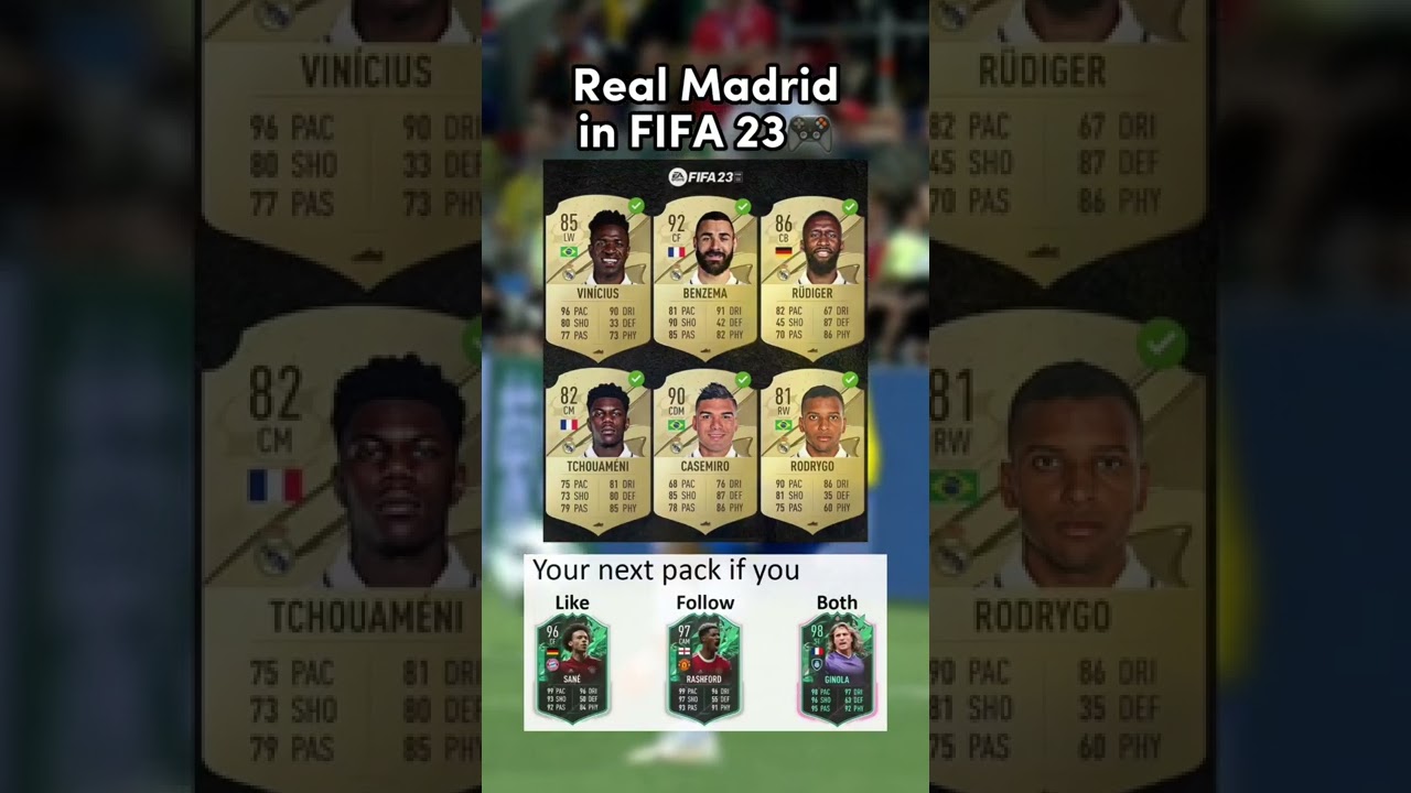 Real Madrid in FIFA 23‼️ credit ig/slurry_fifa 