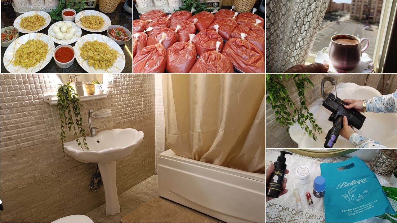 حمام الاسكان الاجتماعي بقي حمام فندقي💃روتين الرغاوي والصابون💪اكله شتويه اصيله اقتصاديه