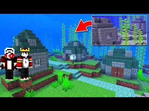 SU ALTINDA GİZLİ HAZİNELER BULDUK 😎 !! - MİNECRAFT KÖYCRAFT #19