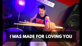 Dk-Zero Feat. Davey Suicide & Kat Leon - I Was Made For Loving You L Marton Veress Drum Cover